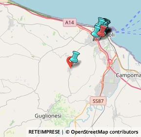 Mappa Via Trigno, 86030 San Giacomo degli Schiavoni CB, Italia (4.83059)