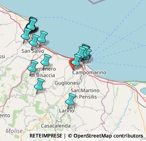 Mappa Via Trigno, 86030 San Giacomo degli Schiavoni CB, Italia (16.09)