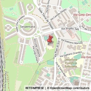Mappa Via Gennaro Pasquariello, 27, 00139 Roma, Roma (Lazio)