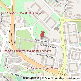 Mappa Viale Gino Cervi, 00139 Roma RM, Italia, 00139 Roma, Roma (Lazio)