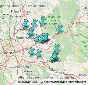Mappa Vicolo Prassede, 00019 Tivoli RM, Italia (10.698)