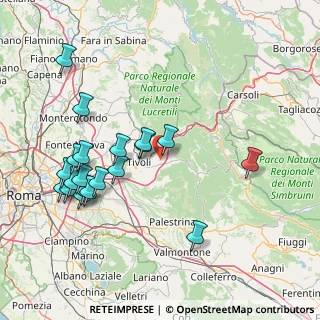 Mappa Via delle Madonne, 00024 Castel Madama RM, Italia (18.02)