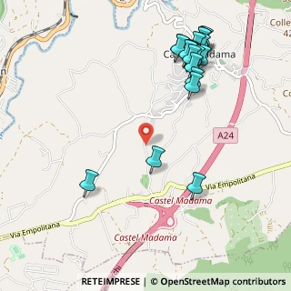 Mappa Via delle Madonne, 00024 Castel Madama RM, Italia (1.306)