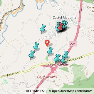 Mappa Via delle Madonne, 00024 Castel Madama RM, Italia (0.92222)