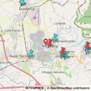 Mappa Via Agostino Depretis, 00012 Guidonia Montecelio RM (3.18)