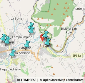 Mappa Via Campitelli, 00019 Tivoli RM, Italia (2.28909)