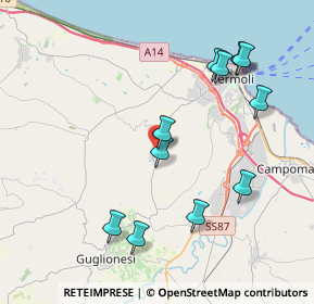 Mappa Via Frentana, 86030 San Giacomo degli Schiavoni CB, Italia (4.35818)