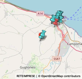 Mappa Via Frentana, 86030 San Giacomo degli Schiavoni CB, Italia (3.984)