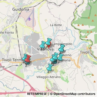 Mappa Via Nazario Sauro, 00012 Villanova RM, Italia (1.72714)
