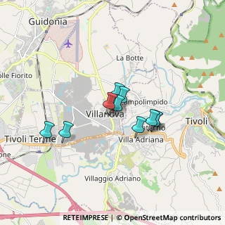 Mappa Via Nazario Sauro, 00012 Villanova RM, Italia (1.21364)