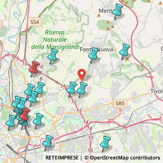 Mappa Via Prato Lauro, 00137 Roma RM, Italia (6.5535)