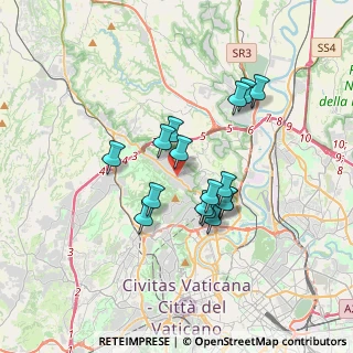 Mappa Via Vallinfreda, 00189 Roma RM, Italia (2.96125)