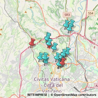 Mappa Via Vallinfreda, 00189 Roma RM, Italia (3.09474)