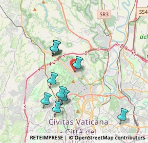 Mappa Via Vallinfreda, 00189 Roma RM, Italia (3.88545)