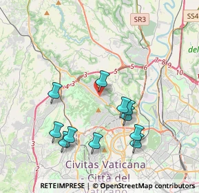 Mappa Via Vallinfreda, 00189 Roma RM, Italia (4.02727)