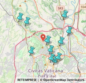 Mappa Via Vallinfreda, 00189 Roma RM, Italia (4.14909)