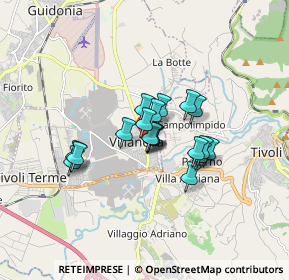 Mappa 00012 Villanova RM, Italia (1.15947)