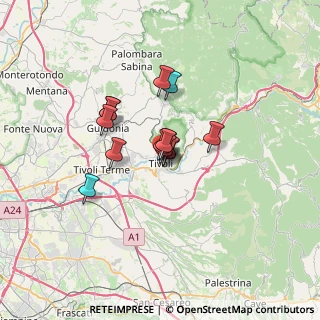 Mappa Via Palatina, 00019 Tivoli RM, Italia (4.23643)