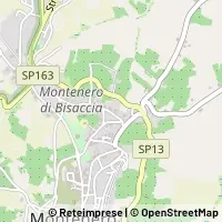 Kaart Montenero di Bisaccia