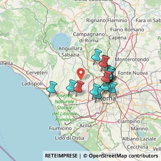 Mappa Via Dogliani, 00123 Roma RM, Italia (11.36938)