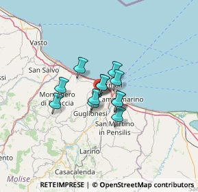 Mappa Vicolo del Tempio, 86030 San Giacomo degli Schiavoni CB, Italia (7.43833)