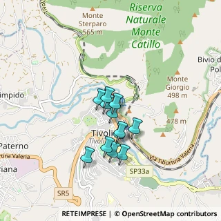 Mappa Via Massimo, 00019 Tivoli RM, Italia (0.6375)