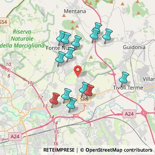 Mappa 00012 Fonte Nuova RM, Italia (3.80857)