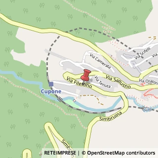 Mappa Via Filettino, 32, 67053 Capistrello, L'Aquila (Abruzzo)