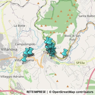 Mappa Via San Paolo, 00019 Tivoli RM, Italia (1.12588)