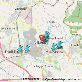 Mappa Via F. Confalonieri, 00010 Guidonia Montecelio RM, Italia (1.36182)