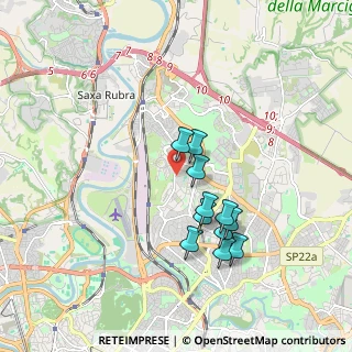 Mappa Via Pian di Sco, 00100 Roma RM, Italia (1.65727)