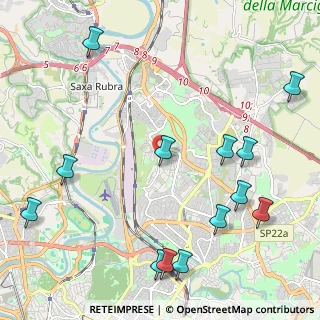 Mappa Via Pian di Sco, 00100 Roma RM, Italia (2.93154)