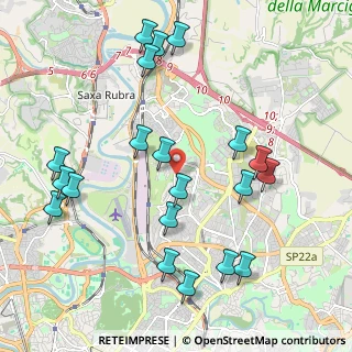 Mappa Via Pian di Sco, 00100 Roma RM, Italia (2.443)