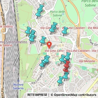 Mappa Via Pian di Sco, 00100 Roma RM, Italia (0.5385)
