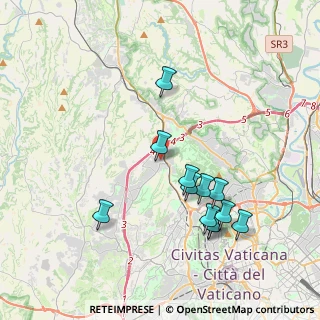 Mappa Via Pericle Perali, 00135 Roma RM, Italia (4.10667)