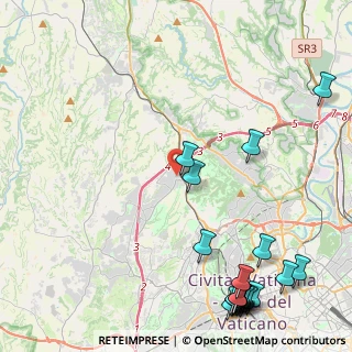Mappa Via Pericle Perali, 00135 Roma RM, Italia (6.7395)