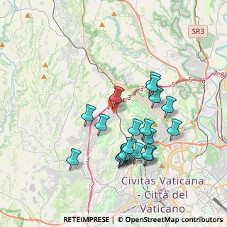 Mappa Via Pericle Perali, 00135 Roma RM, Italia (3.7495)