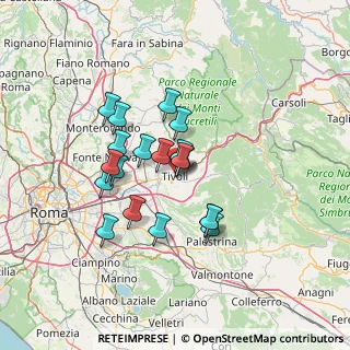 Mappa Del Tivoli, 00019 Tivoli RM, Italia (11.51421)