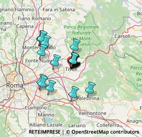 Mappa Via Due Giugno, 00019 Tivoli RM, Italia (9.21)