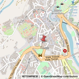 Mappa Vicolo Santa Croce, 9, 00019 Tivoli, Roma (Lazio)
