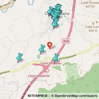 Mappa Via del Poggio, 00024 Castel Madama RM, Italia (1.342)