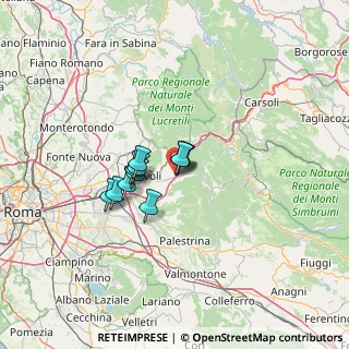 Mappa Via del Poggio, 00024 Castel Madama RM, Italia (8.60273)