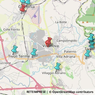 Mappa Via Gabrio Casati, 00012 Villanova RM, Italia (3.415)