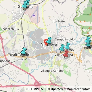 Mappa Via Gabrio Casati, 00012 Villanova RM, Italia (2.95923)