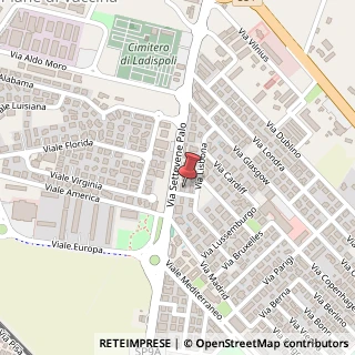 Mappa Via Settevene Palo Nord, 34, 00055 Ladispoli, Roma (Lazio)