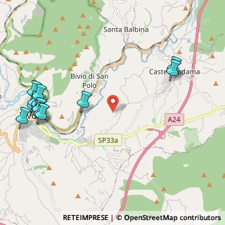 Mappa Via Fontanelle, 00024 Castel Madama RM, Italia (2.99)