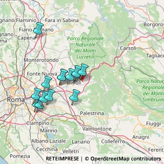 Mappa Via Fontanelle, 00024 Castel Madama RM, Italia (14.57643)