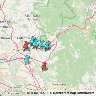 Mappa Via Fontanelle, 00024 Castel Madama RM, Italia (6.07692)