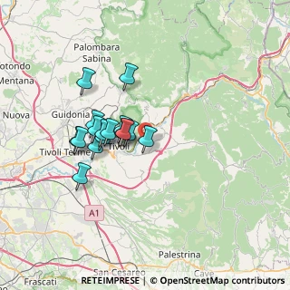 Mappa Via Fontanelle, 00024 Castel Madama RM, Italia (6.02188)