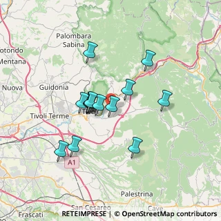 Mappa Via Fontanelle, 00024 Castel Madama RM, Italia (5.98357)